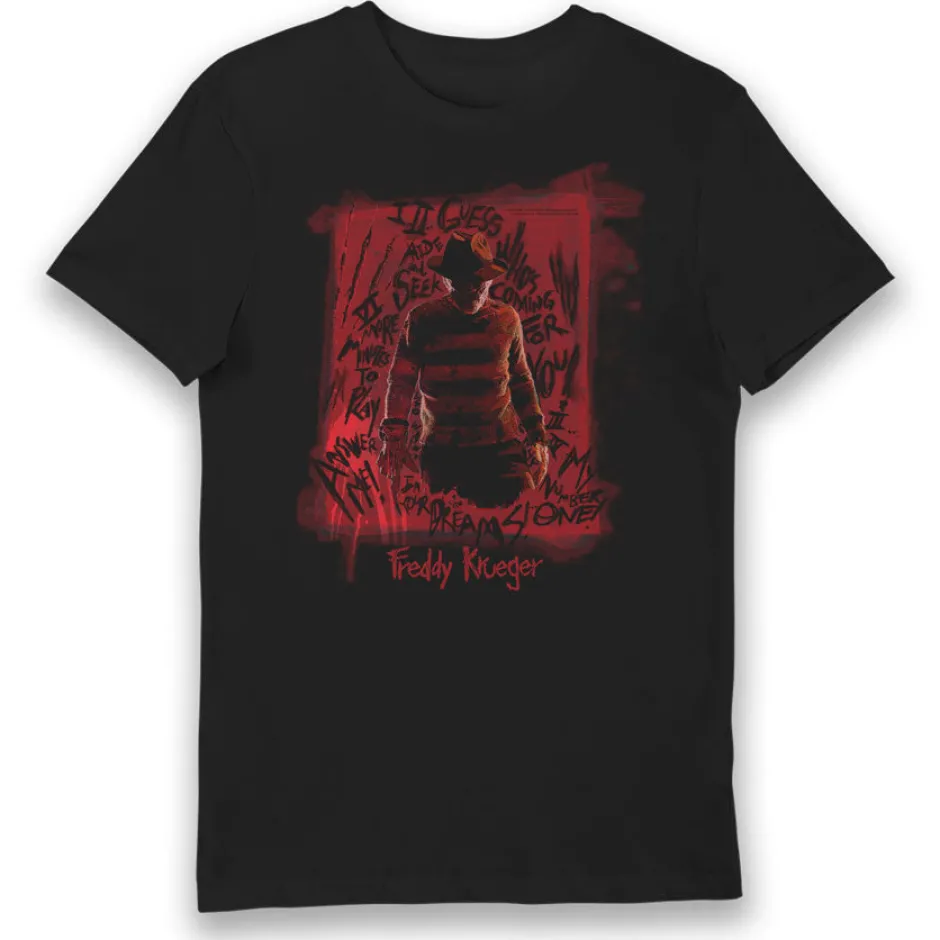 A Nightmare on Elm Street Freddy Krueger Blood Adults T-Shirt-Bioworld International Flash Sale