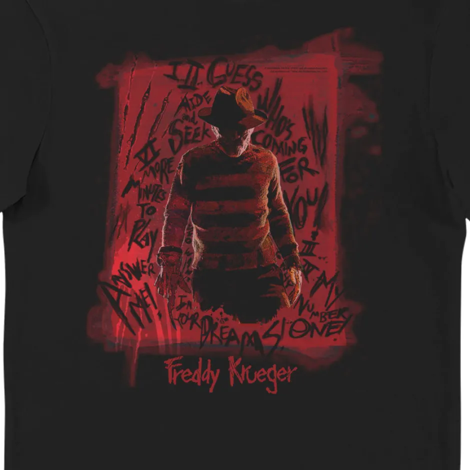 A Nightmare on Elm Street Freddy Krueger Blood Adults T-Shirt-Bioworld International Flash Sale