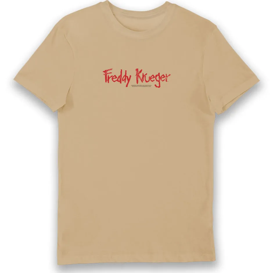 A Nightmare on Elm Street Freddy Krueger Graffiti Adults T-Shirt-Bioworld International Outlet