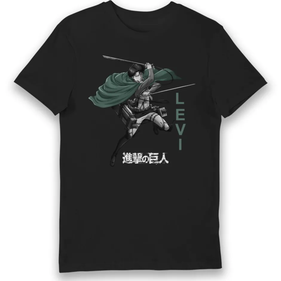 Attack On Titan Levi Fighting T-Shirt Bulk Buy-Bioworld International Store