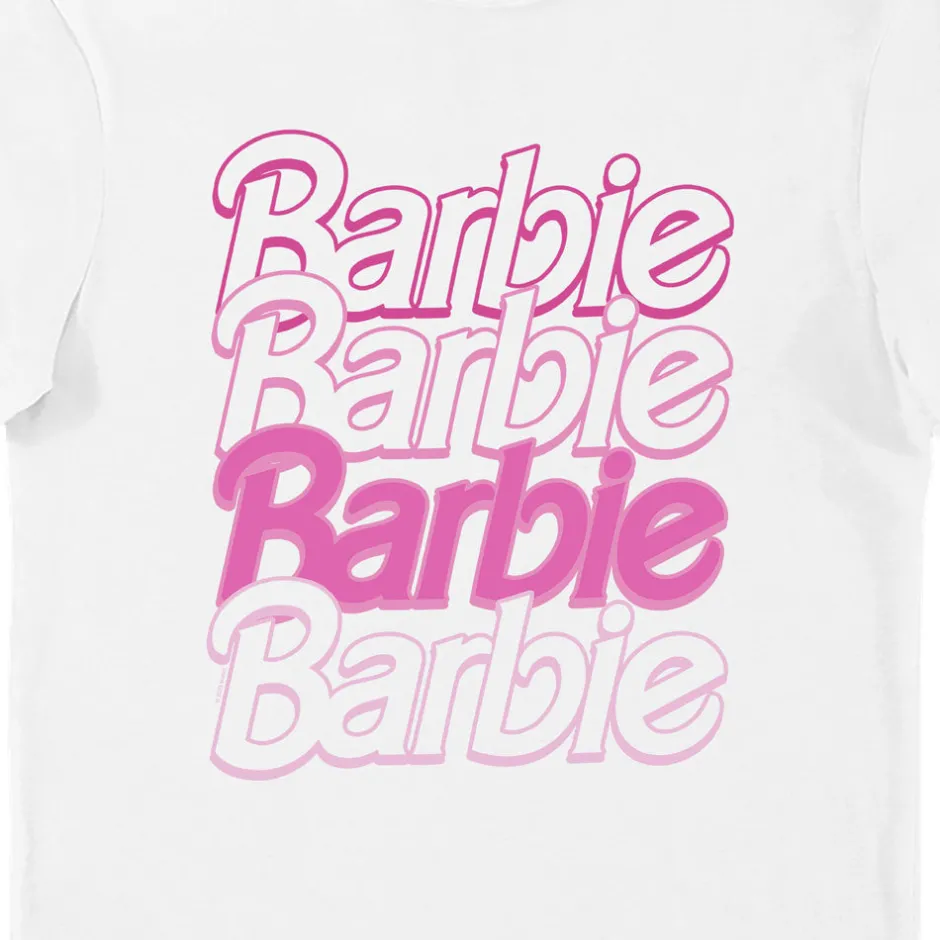 Barbie Logo Adults T-Shirt-Bioworld International Cheap