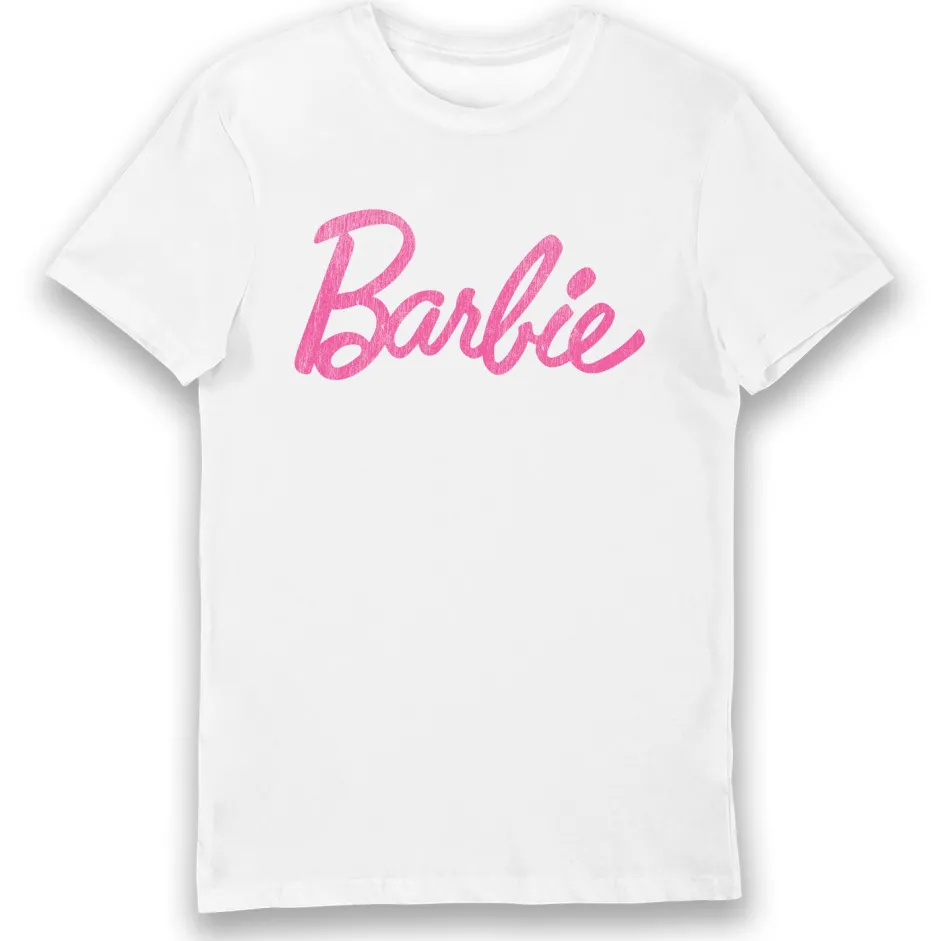 Barbie Logo Unisex T-Shirt-Bioworld International Sale