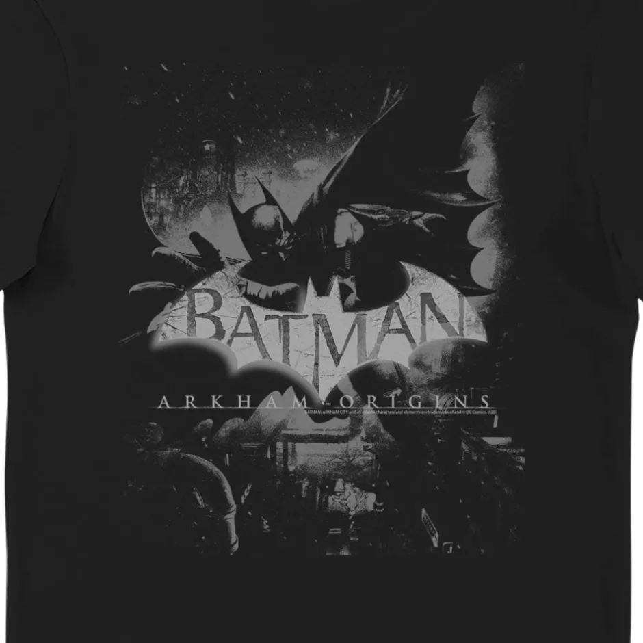 Batman Arkham Origins Adults T-Shirt-Bioworld International Best Sale