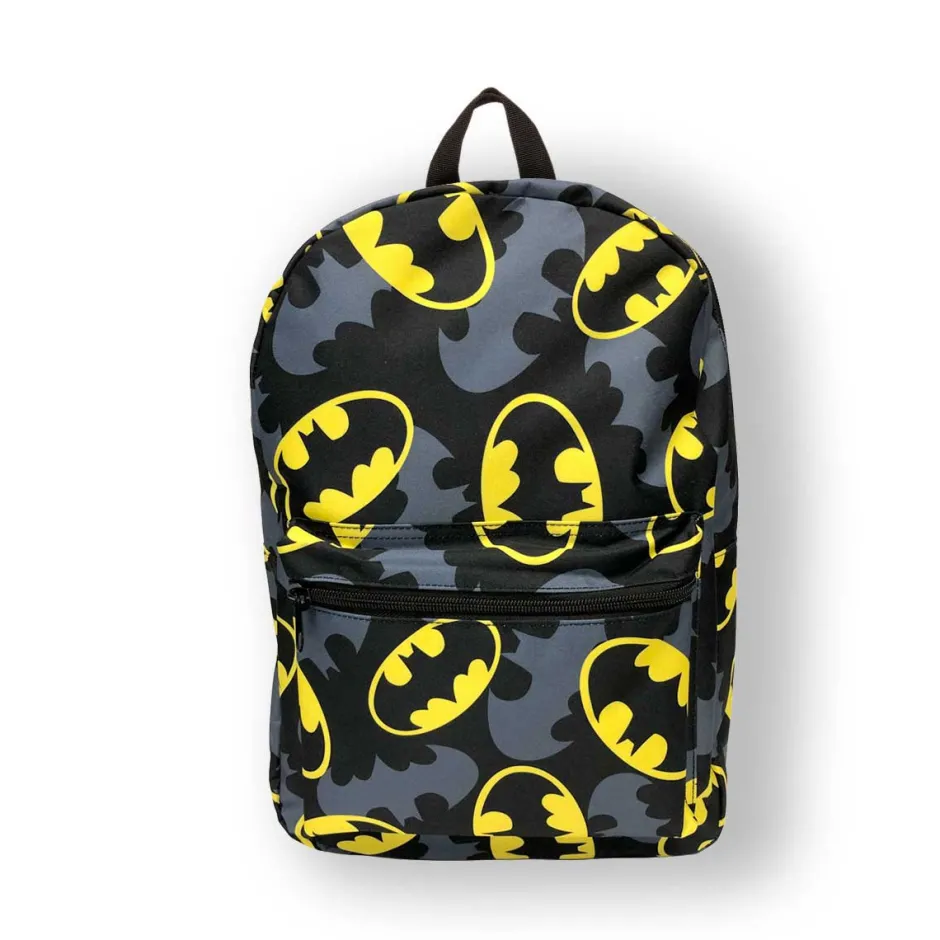 Batman Logo Kids Back To School Backpack-Bioworld International Best Sale