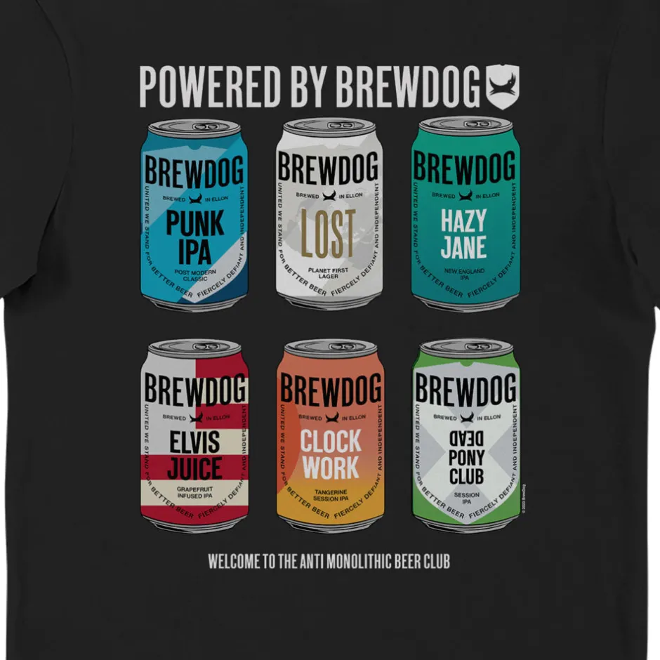 BrewDog Cans Adults T-Shirt-Bioworld International Best Sale