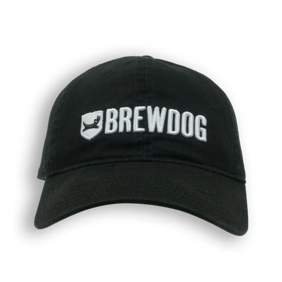 Brewdog Mens Curved Peak Baseball Cap - Black-Bioworld International Shop