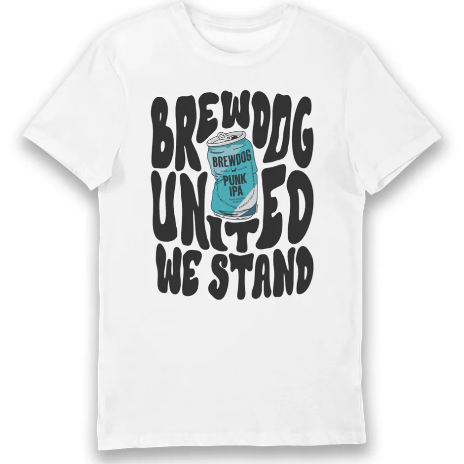 BrewDog United We Stand Crushed Can Adults T-Shirt-Bioworld International Cheap