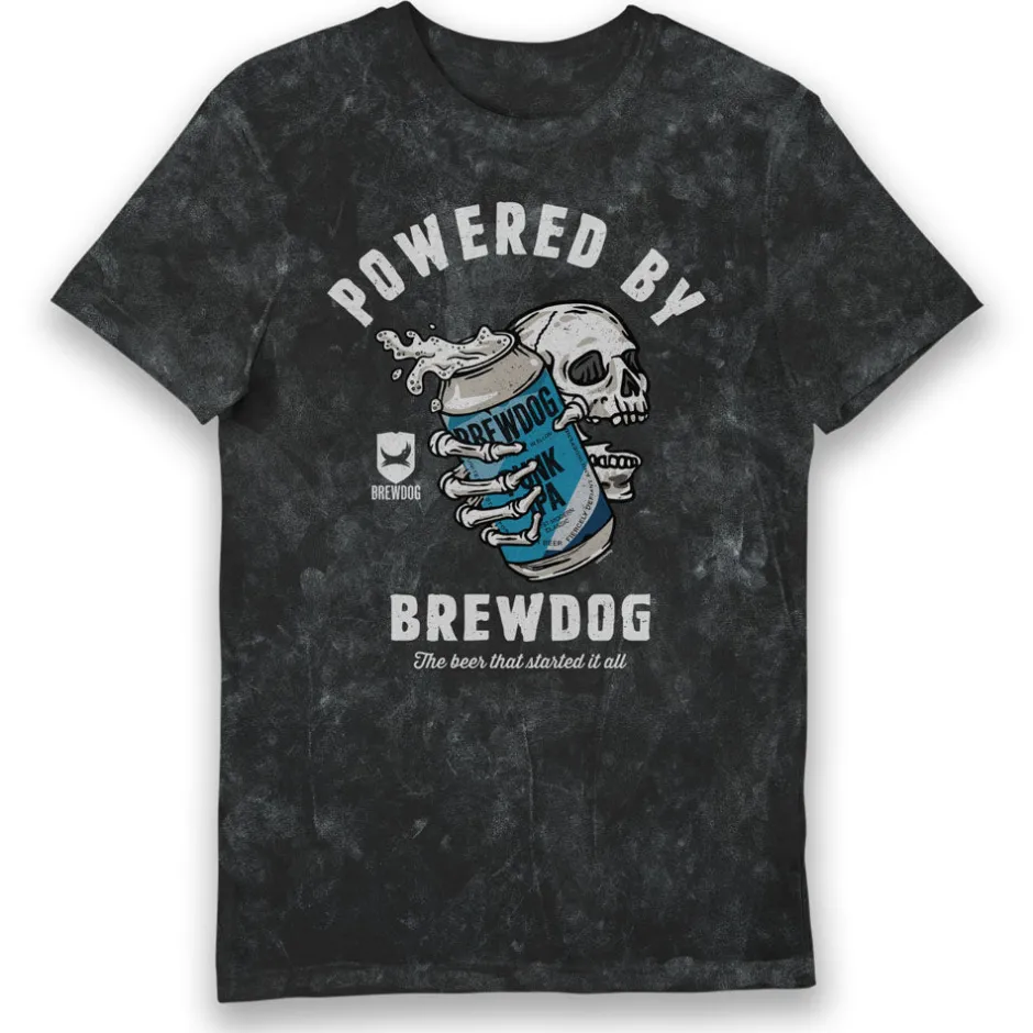 BrewDog Vintage Style Skull Adults T-Shirt-Bioworld International Outlet