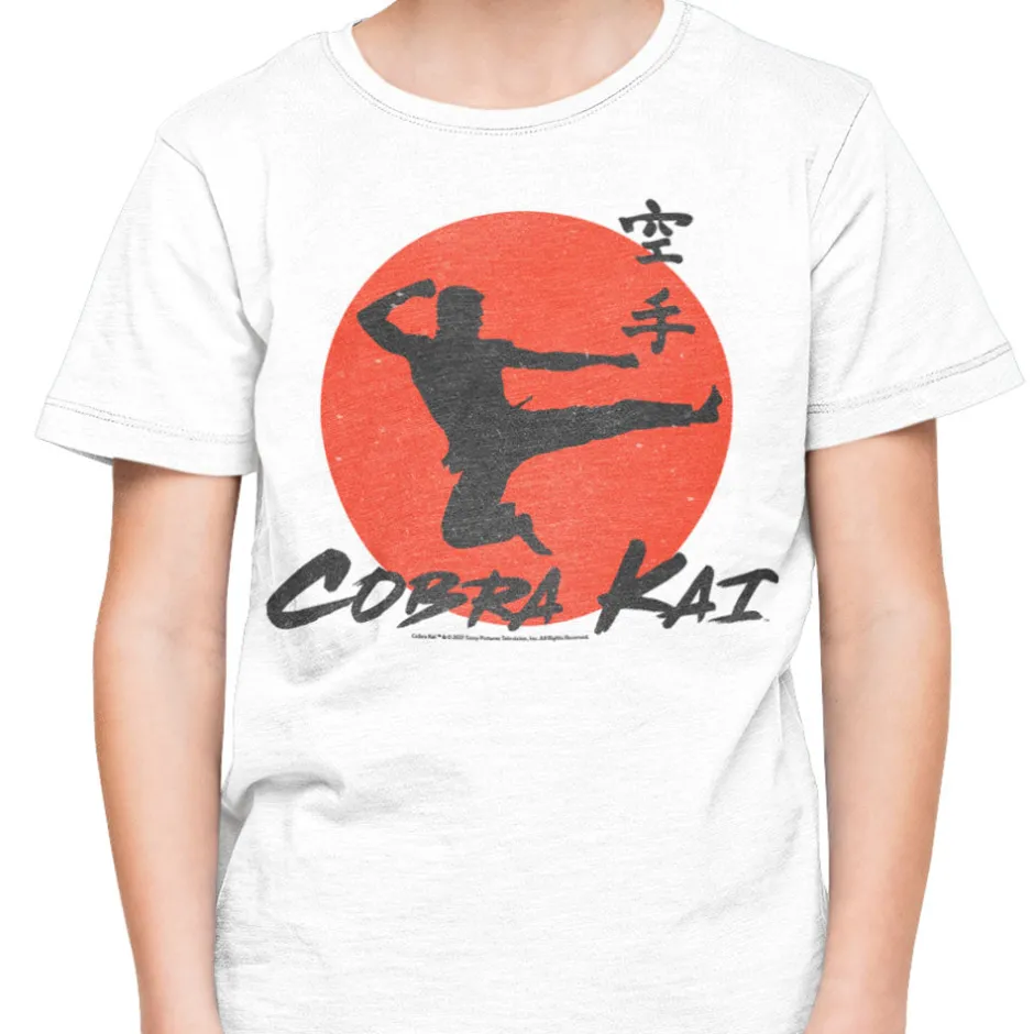 Cobra Kai Johnny Kick Kids T-Shirt-Bioworld International Hot