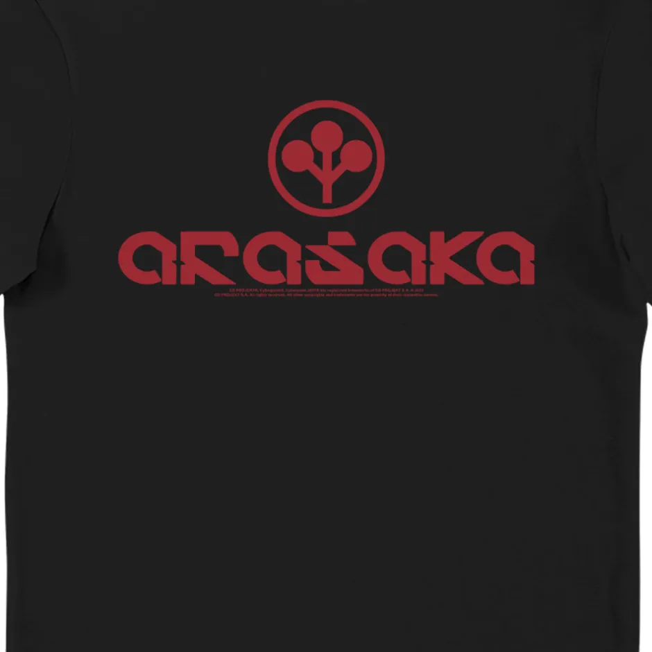Cyberpunk Arasaka Corporate Logo Adults T-Shirt-Bioworld International Store