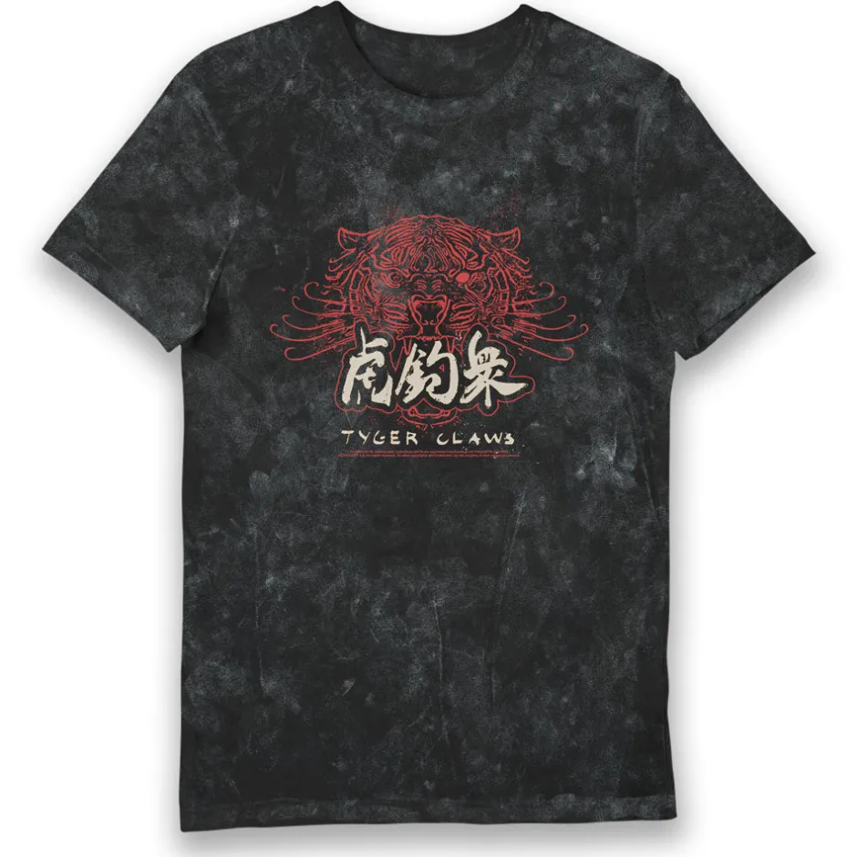 Cyberpunk Night City Tyger Claws Vintage Adults T-Shirt-Bioworld International Sale