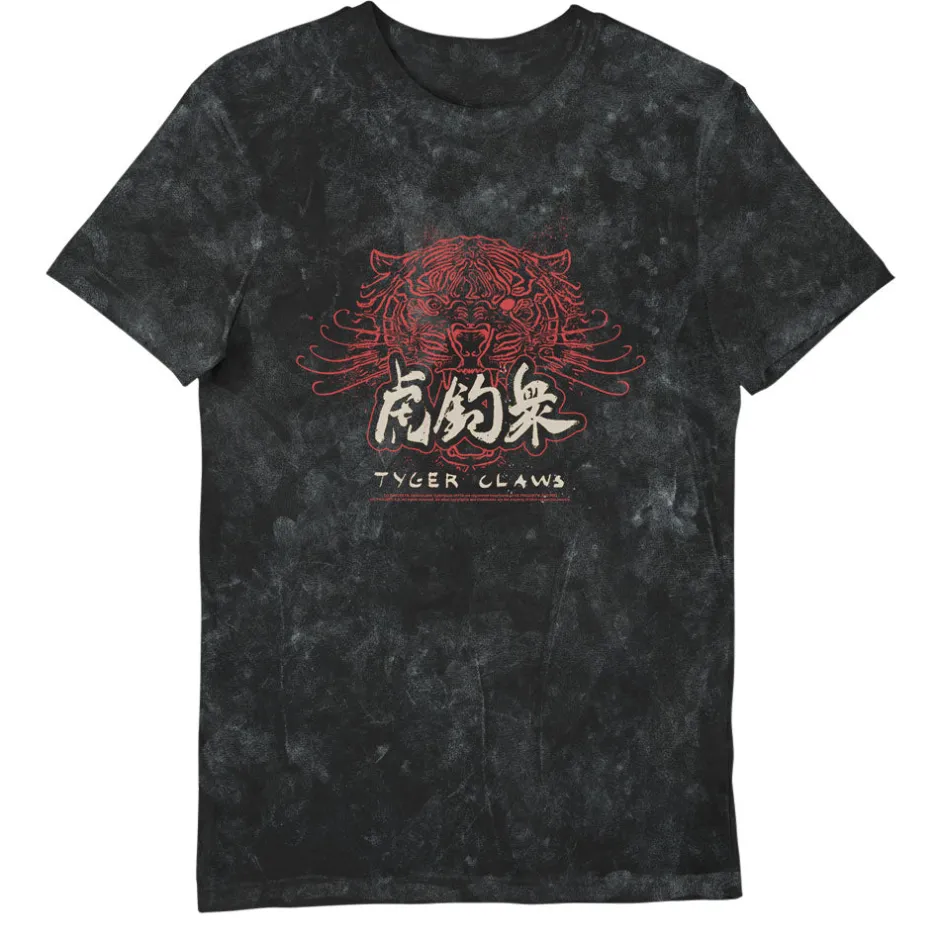Cyberpunk Night City Tyger Claws Vintage Adults T-Shirt-Bioworld International Sale