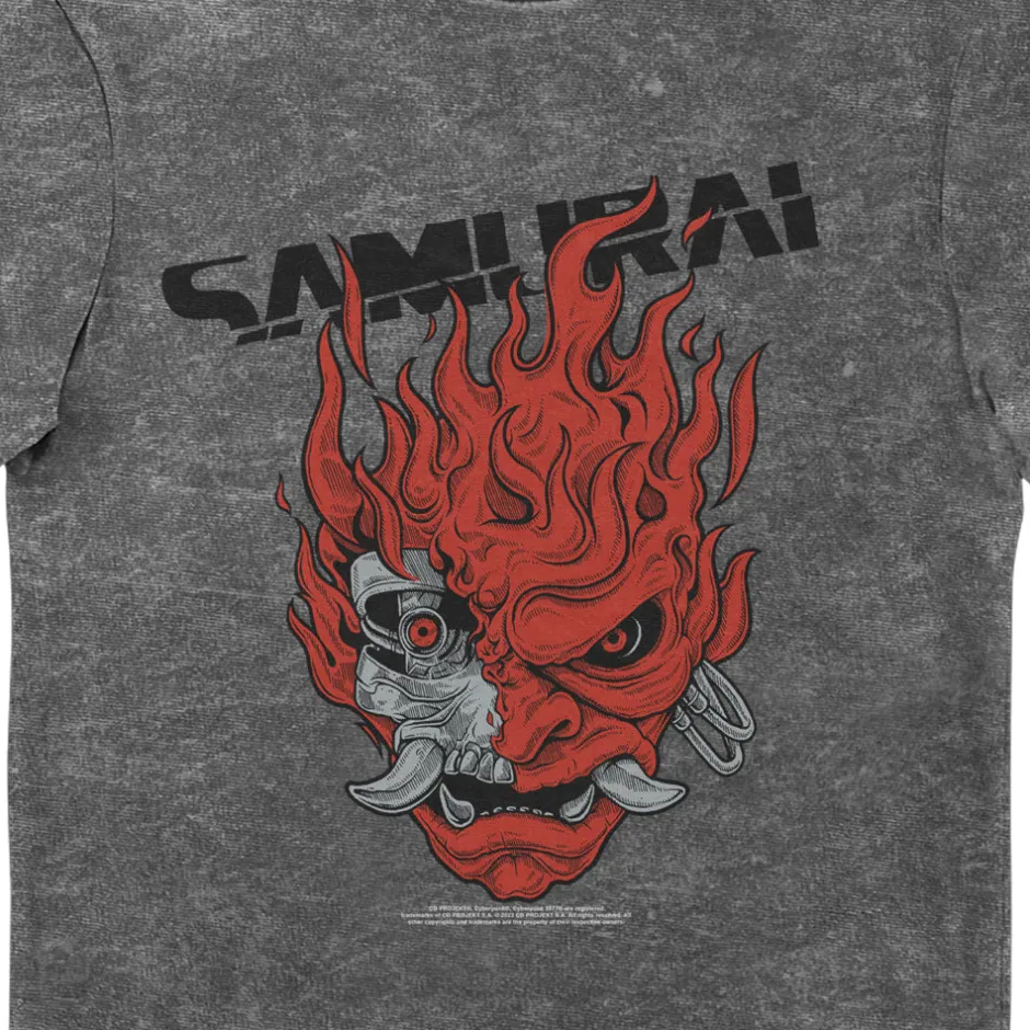 Cyberpunk Samurai Iconic Vintage Style Adults T-Shirt-Bioworld International Sale