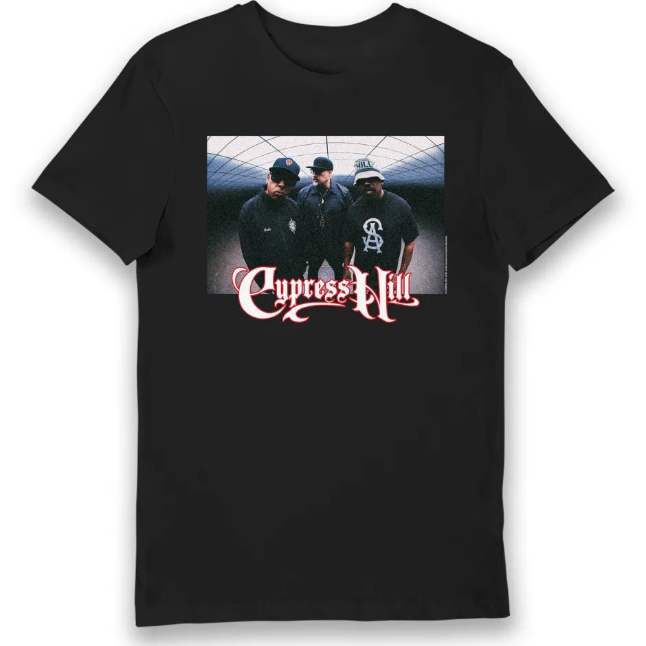 Cypress Hill Black Milk Jay Z Adults T-Shirt Black-Bioworld International Sale