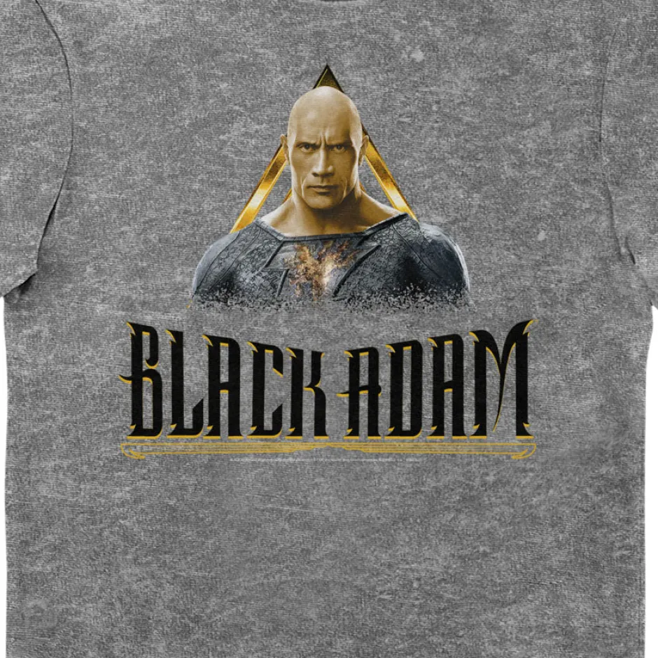 DC Comics Black Adam Eco Stonewash Adults T-Shirt-Bioworld International New