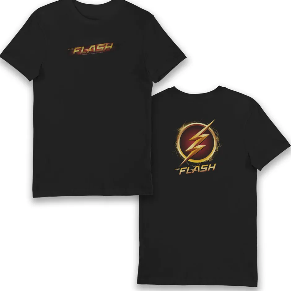 DC Comics The Flash Logo Adults T-Shirt-Bioworld International Clearance