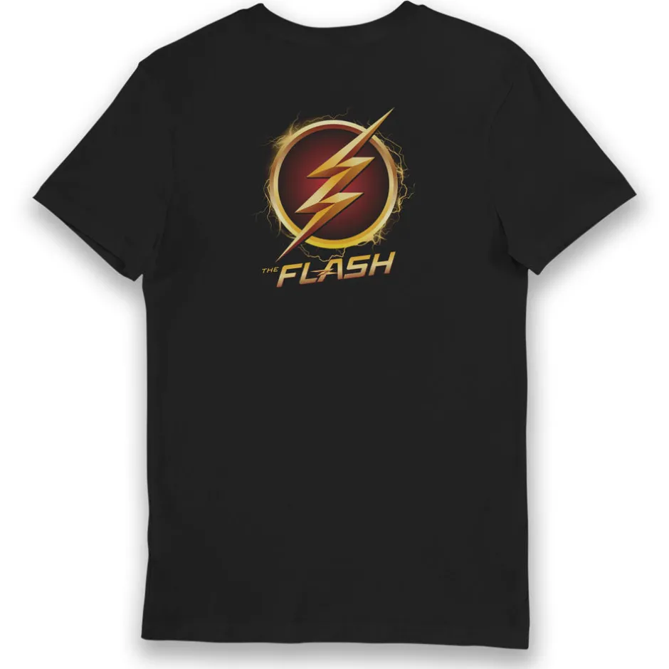 DC Comics The Flash Logo Adults T-Shirt-Bioworld International Clearance