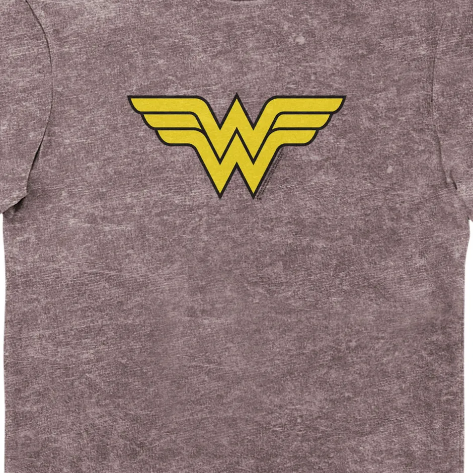 DC Comics Wonder Woman Classic Logo Eco Wash Adults T-Shirt-Bioworld International Store