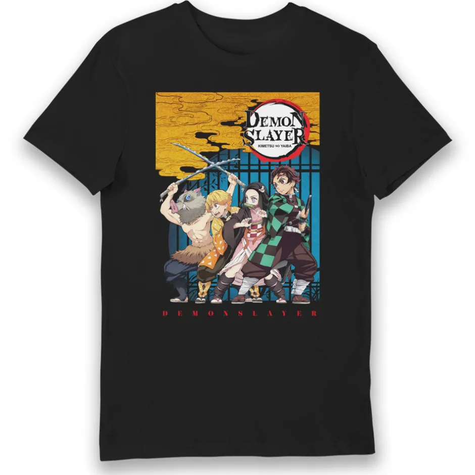 Demon Slayer Characters Poster T-Shirt Bulk Buy-Bioworld International Best