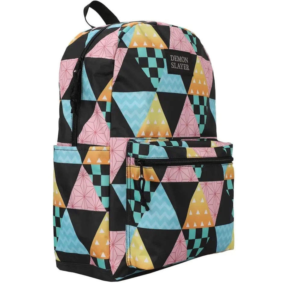 Demon Slayer Multi Character Costume Print Laptop Backpack, Multicolored, One size-Bioworld International Online