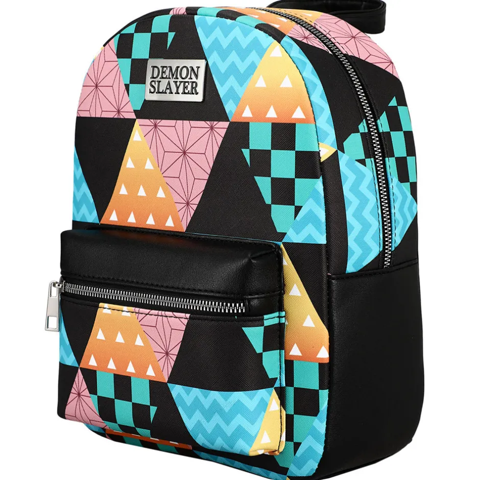 Demon Slayer Patterns Mini Backpack-Bioworld International Shop