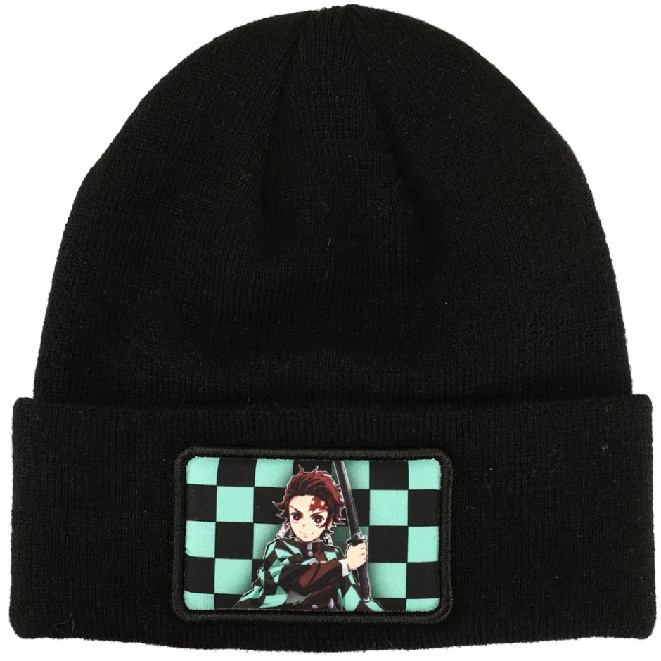 Demon Slayer Sublimated Patch Beanie-Bioworld International Sale