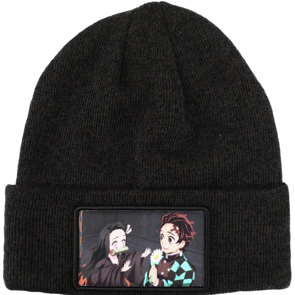 Demon Slayer Tanjiro & Nezuko Sublimated Patch Beanie-Bioworld International Best Sale