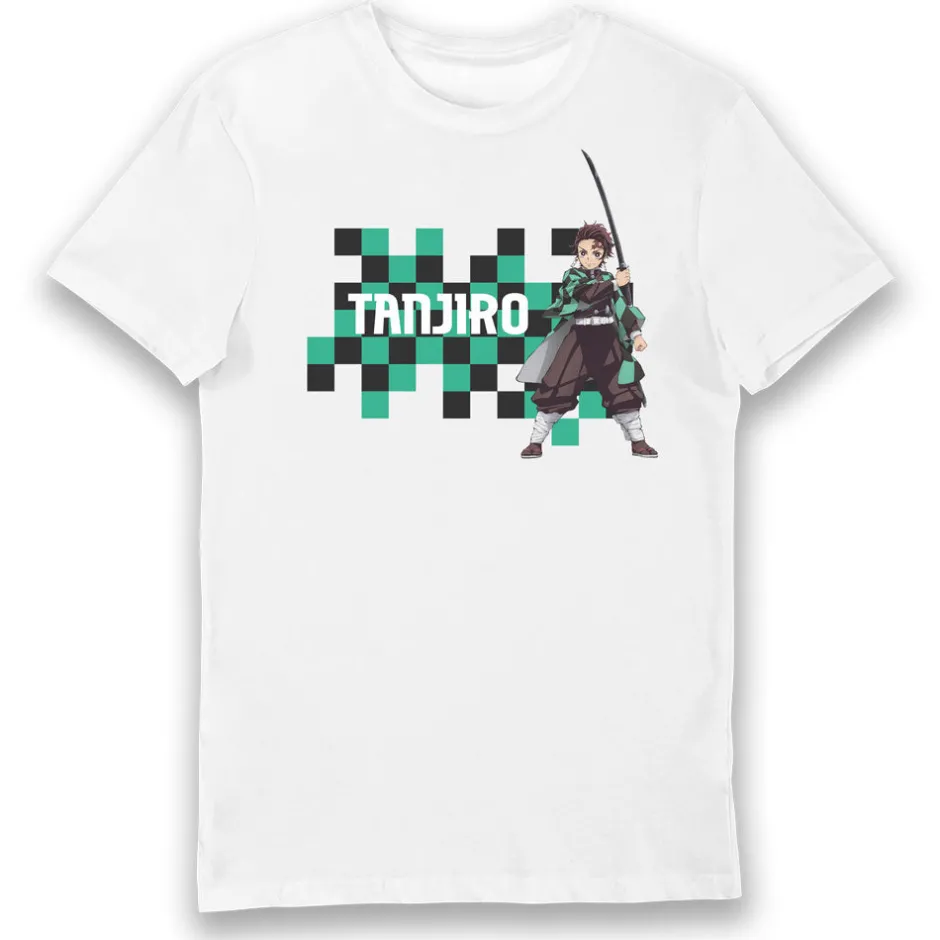 Demon Slayer Tanjiro Kamado Adults T-Shirt-Bioworld International Cheap