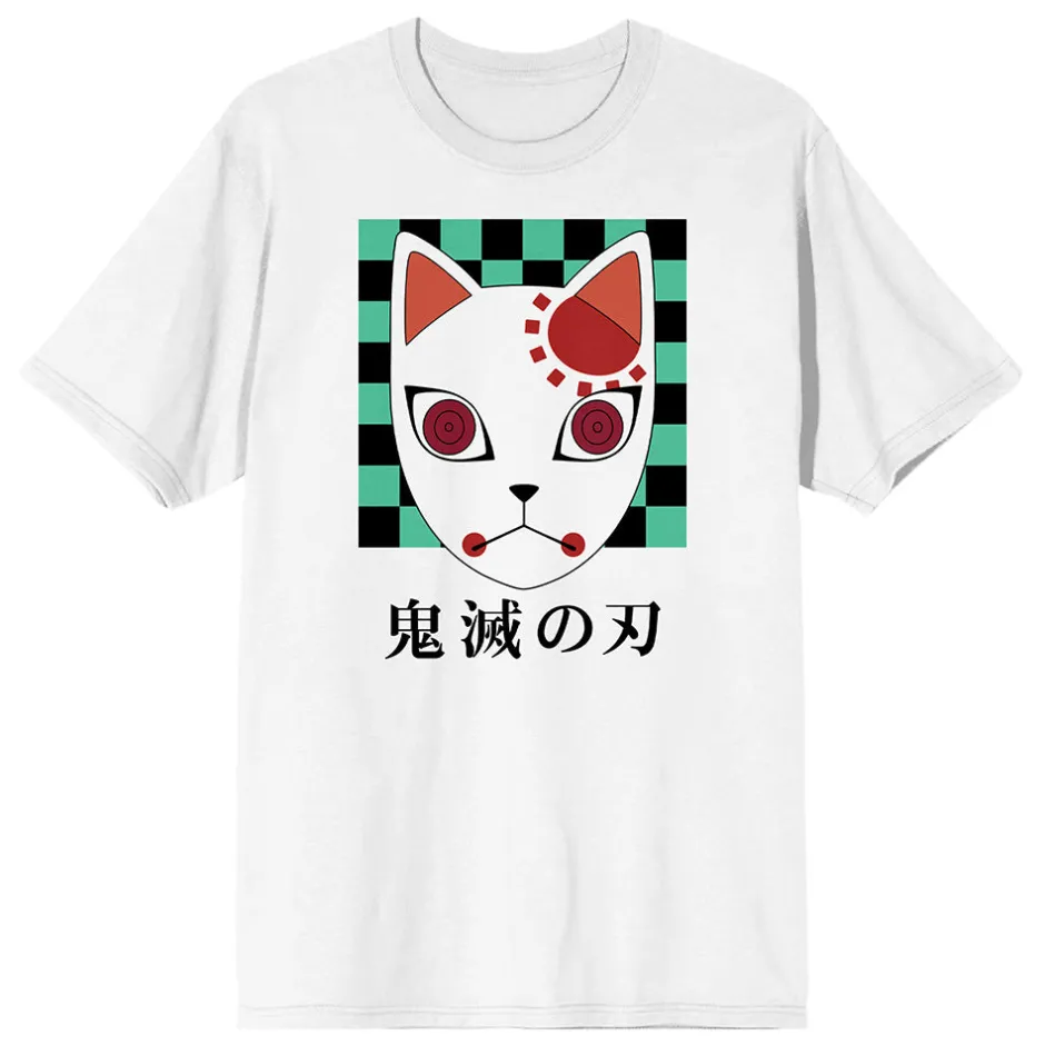 Demon Slayer Tanjiro Warding Mask Unisex T-Shirt-Bioworld International Clearance