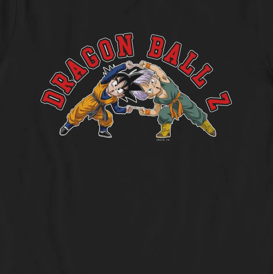 Dragon Ball Z Chibi Goku & Kid Trunks Kids Black T-Shirt-Bioworld International Outlet