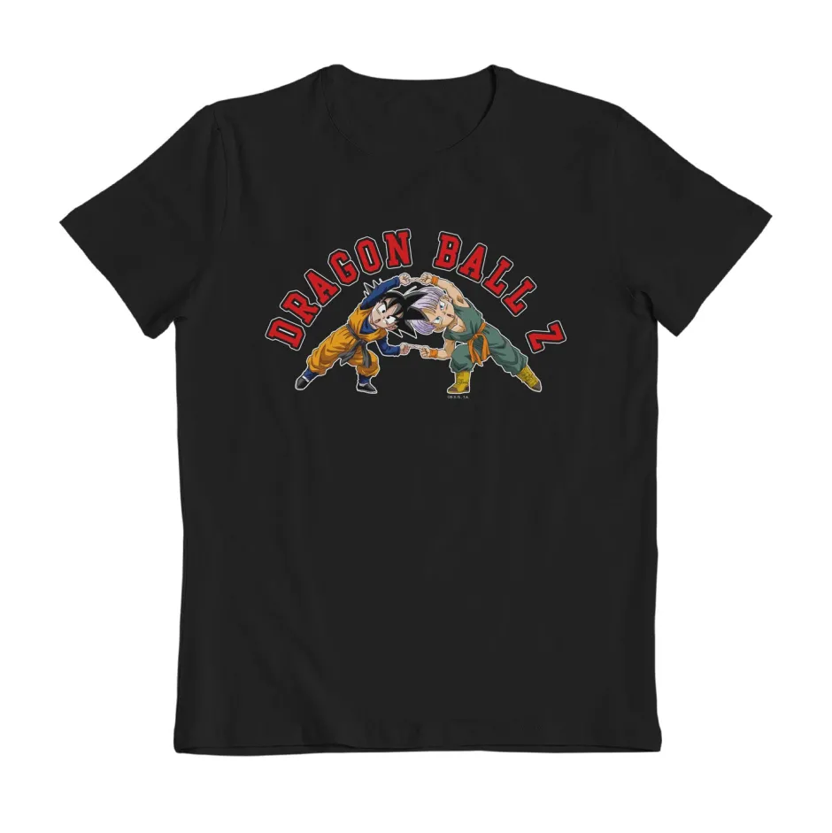 Dragon Ball Z Chibi Goku & Kid Trunks Kids Black T-Shirt-Bioworld International Outlet