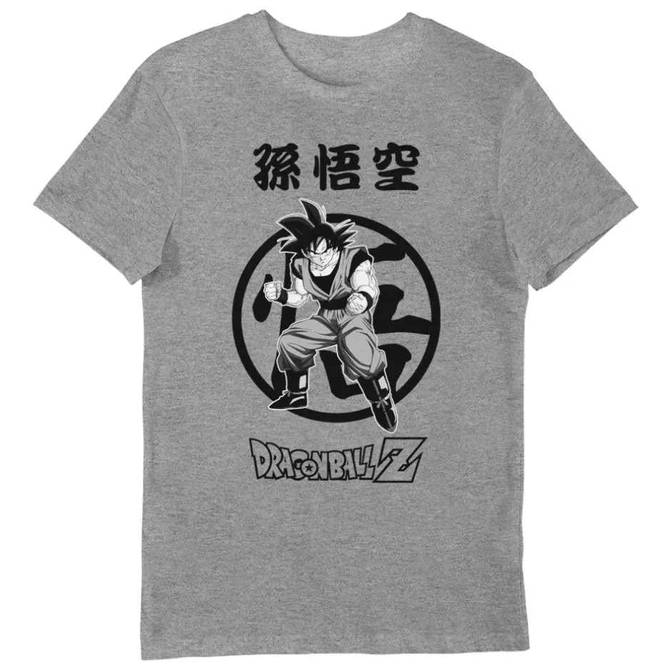 Dragon Ball Z Goku Moni Circle Adults T-Shirt-Bioworld International Clearance