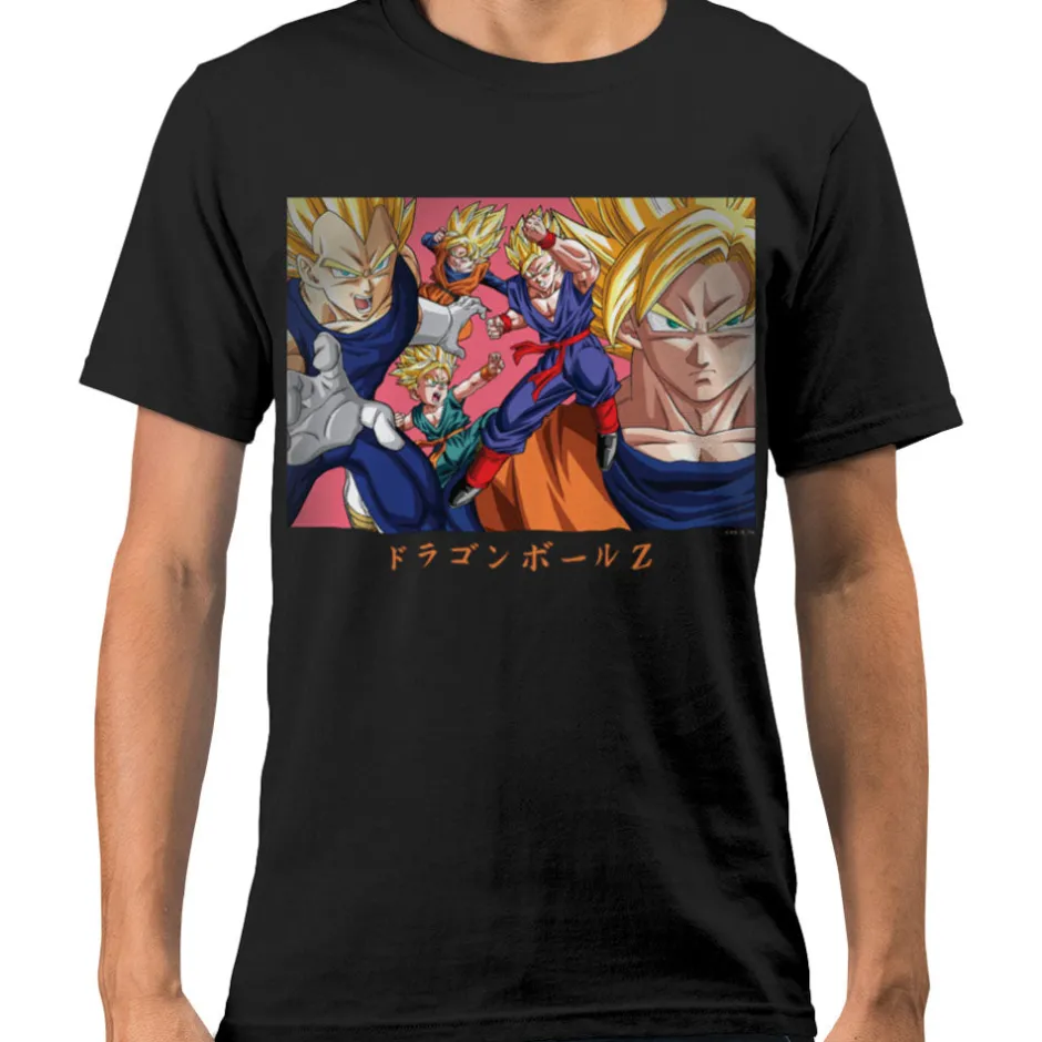 Dragon Ball Z Super Saiyan Adults T-Shirt-Bioworld International Sale