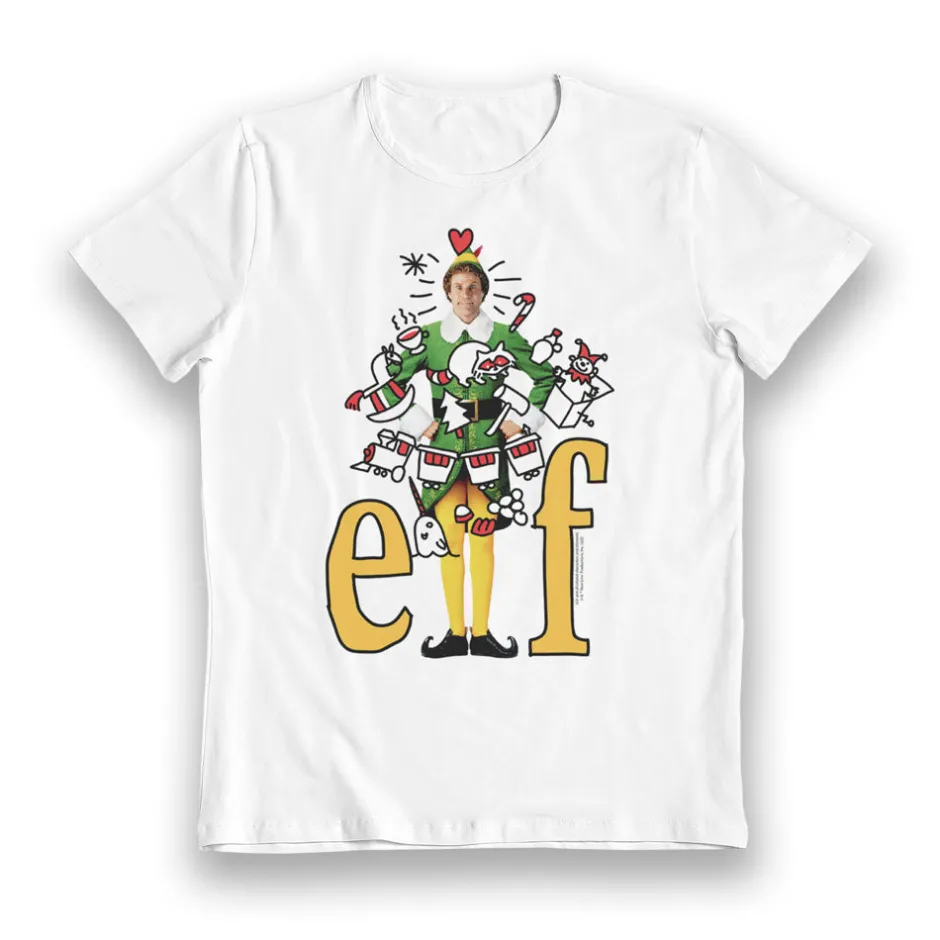 Elf Movie Christmas Kids T-Shirt-Bioworld International Cheap