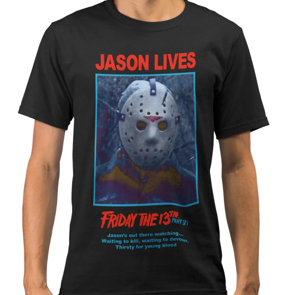 Friday The 13th Jason Lives Adults T-Shirt-Bioworld International Fashion