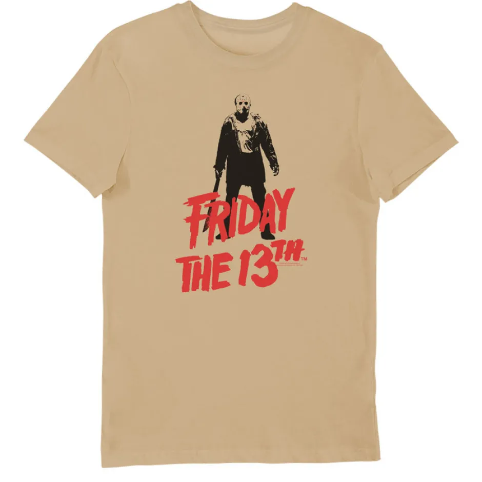 Friday The 13th Jason Sand Adults T-Shirt-Bioworld International Shop