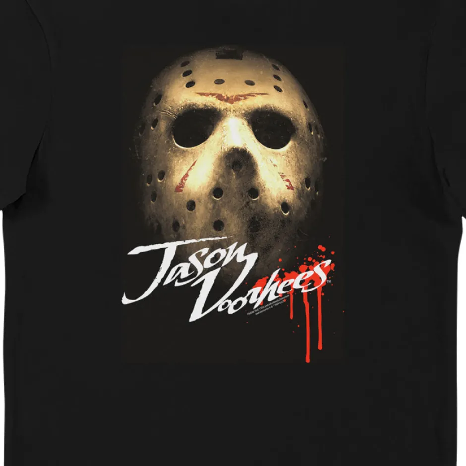 Friday The 13th Jason Voorhees Mask Adults T-Shirt-Bioworld International Cheap