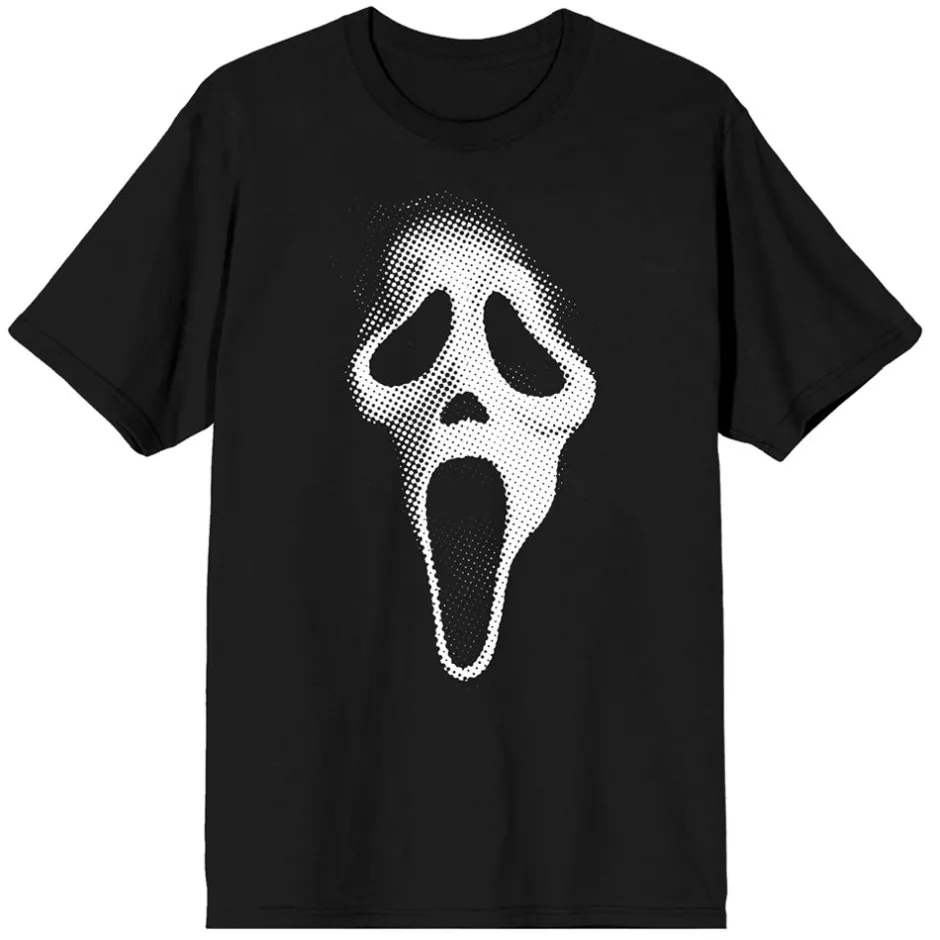 Ghost Face Dither Mask Unisex T-Shirt-Bioworld International Outlet