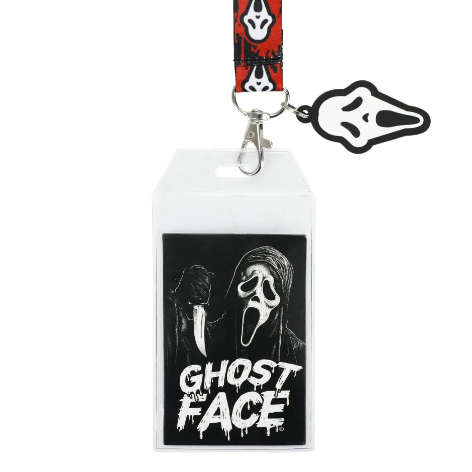 Ghost Face Sublimated Lanyard-Bioworld International Cheap