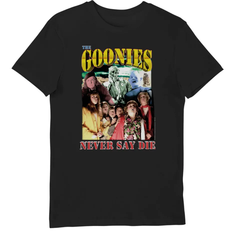 Goonies Never Say Die Adults T-Shirt-Bioworld International Cheap