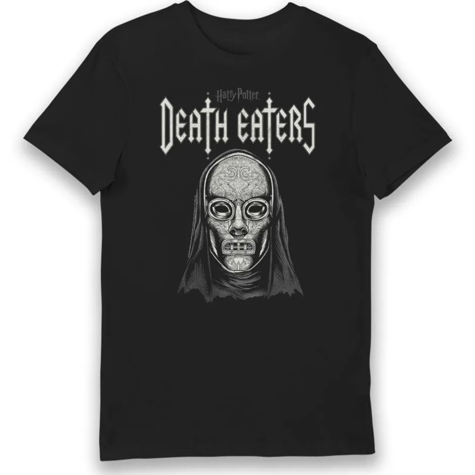 Harry Potter Death Eaters Mask Adults T-Shirt-Bioworld International Hot