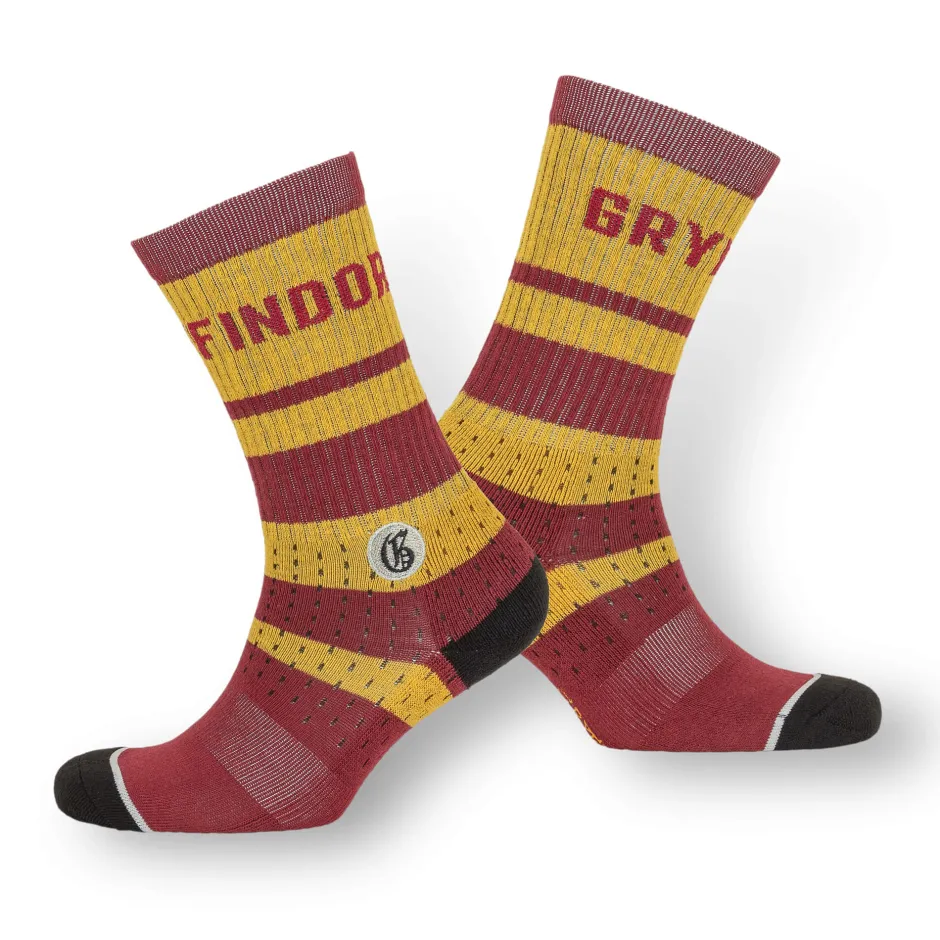 Harry Potter Embroidered Gryffindor Socks-Bioworld International Best Sale