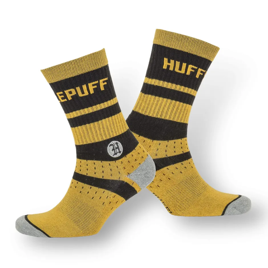 Harry Potter Embroidered Hufflepuff Socks-Bioworld International Sale