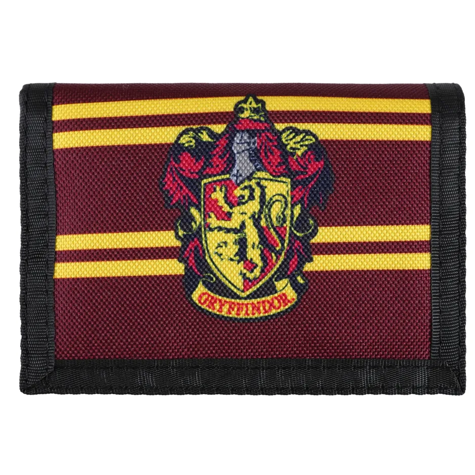 Harry Potter Gryffindor Nylon TriFold Wallet-Bioworld International Online