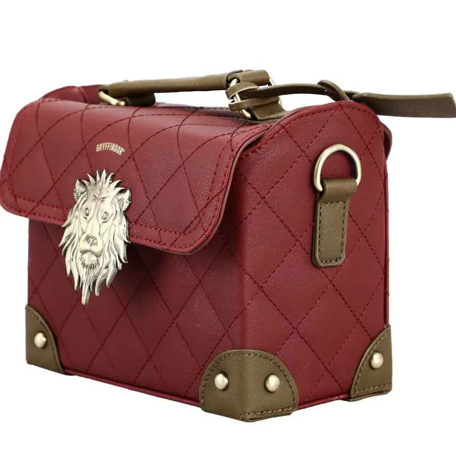 Harry Potter Gryffindor Premium House Mini Trunk Cross Body Handbag-Bioworld International Store