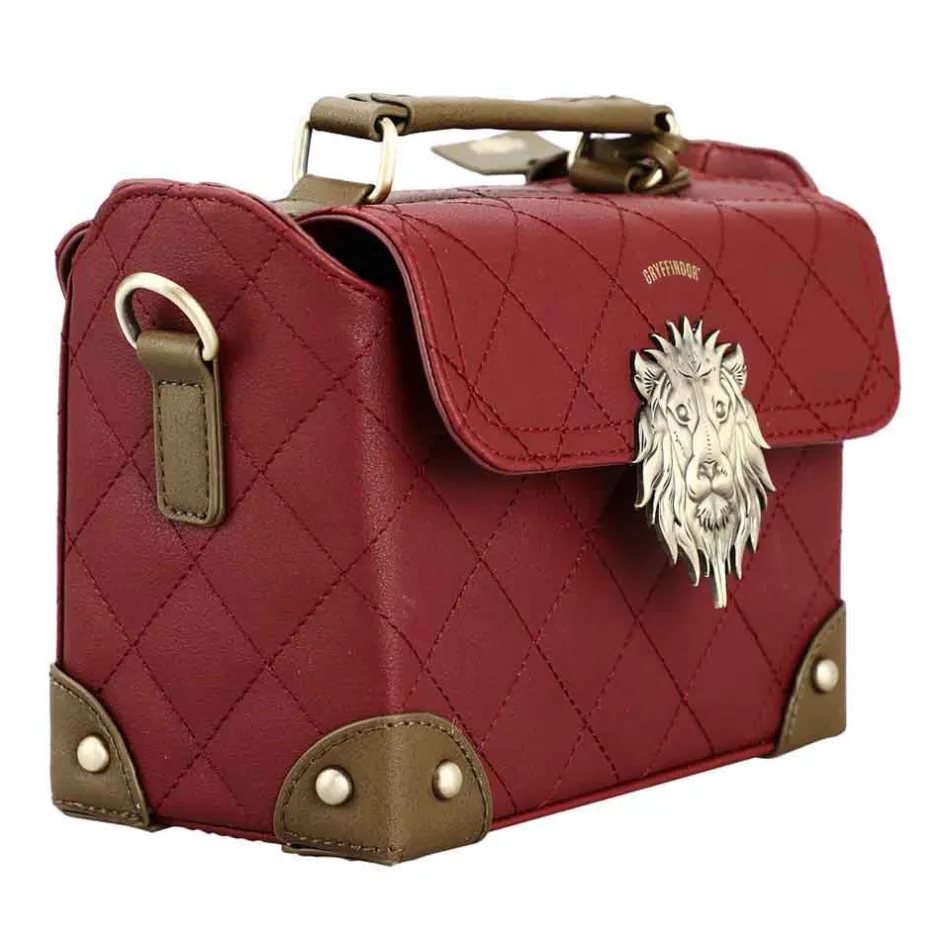 Harry Potter Gryffindor Premium House Mini Trunk Cross Body Handbag-Bioworld International Store