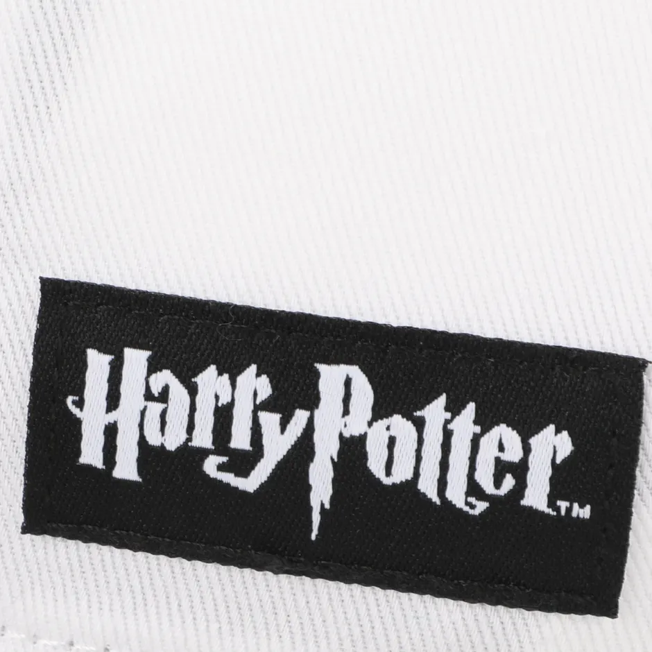 Harry Potter Hedwig Big Face Adult Adjustable Slide White Cap-Bioworld International New