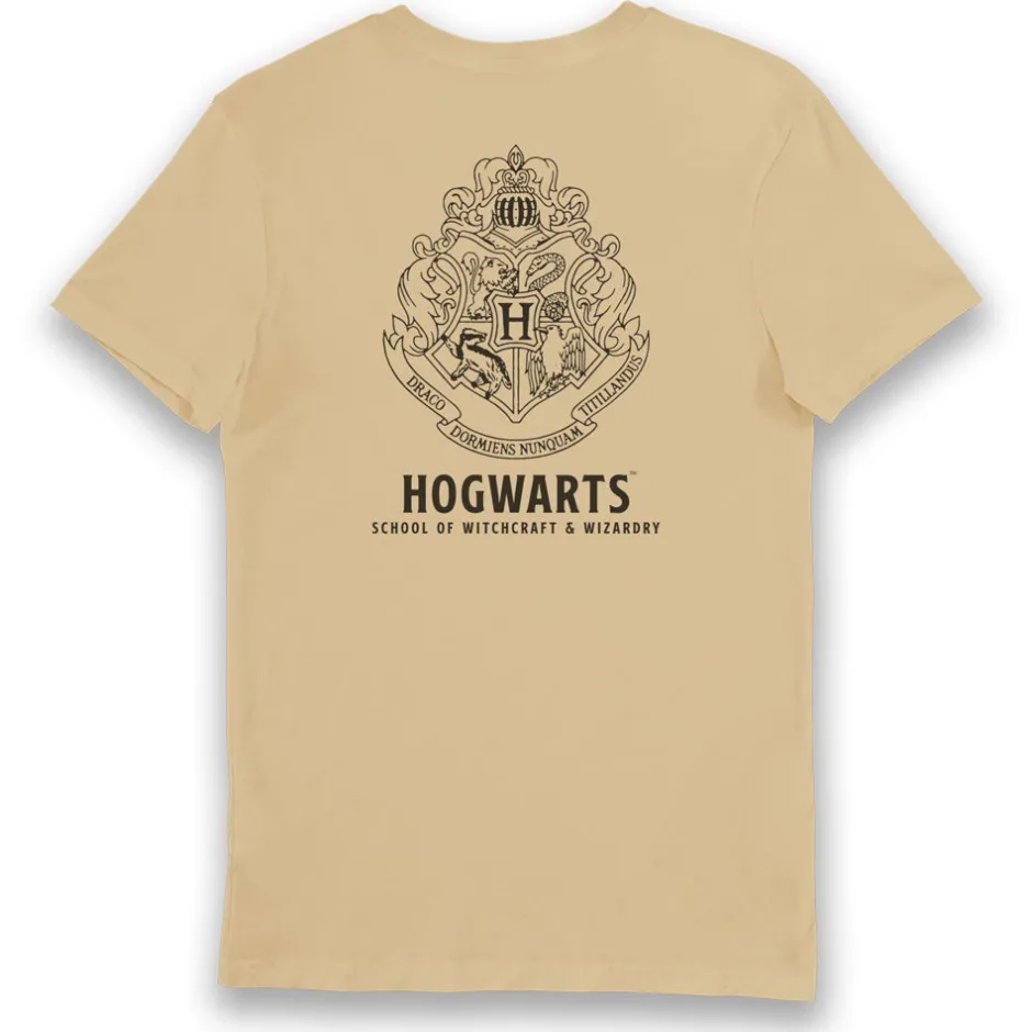 Harry Potter Hogwarts Crest Adults T-Shirt-Bioworld International Discount