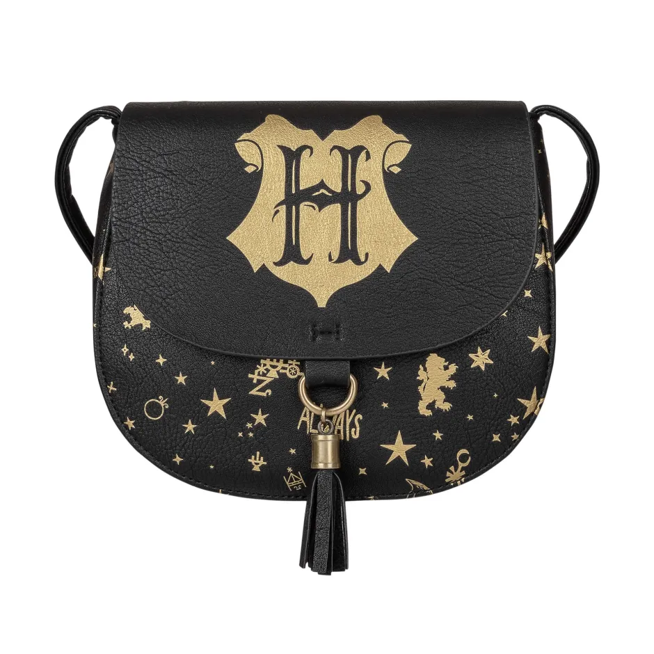 Harry Potter Hogwarts Crest Premium Crossbody Bag-Bioworld International Outlet