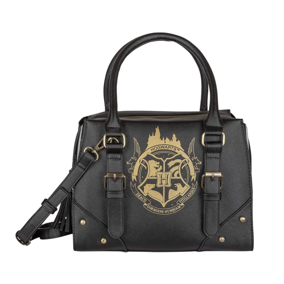 Harry Potter Hogwarts Crest Premium Plaid Handbag-Bioworld International Store